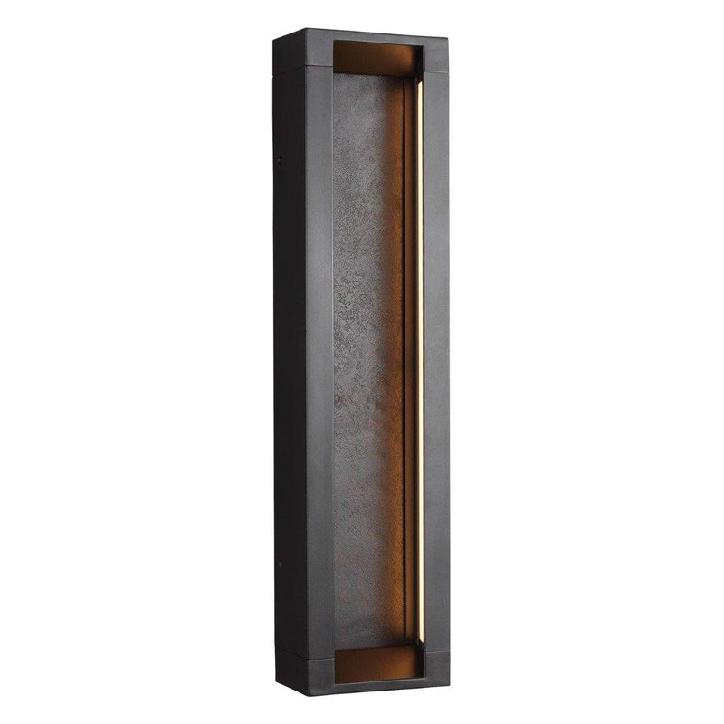 Mattix LED Outdoor Wall Sconce by Feiss by Generation Lighting, Size: Medium, ,  | Casa Di Luce Lighting