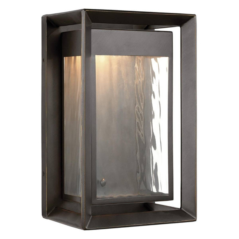 Antique Bronze Medium Urbandale Outdoor LED Wall Sconce by Feiss by Generation Lighting