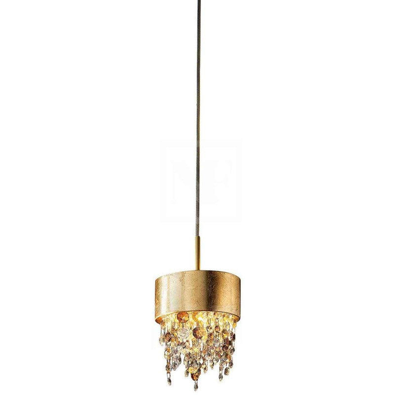Ola S2 15 Pendant by Masiero, Color: Gold Leaf, Light Option: E12,  | Casa Di Luce Lighting