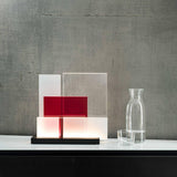 On Lines Table Lamp by Nemo, Finish: Black/Transparent/Satin/Red, White/Colored, ,  | Casa Di Luce Lighting
