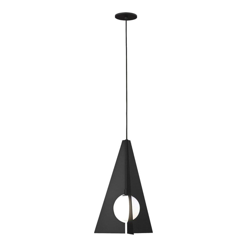 Orbel Pyramid Pendant by Tech Lighting, Finish: Black Matte, Light Option: LED,  | Casa Di Luce Lighting