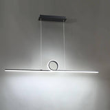 Loophole dweLED Pendant by W.A.C. Lighting, Finish: Aluminum Brushed, Black, ,  | Casa Di Luce Lighting