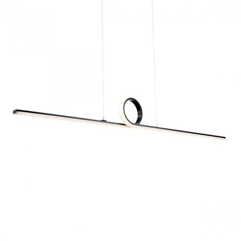 Loophole dweLED Pendant by W.A.C. Lighting, Finish: Black, ,  | Casa Di Luce Lighting