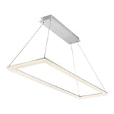 Frame dweLED Pendant by W.A.C. Lighting, Finish: Aluminum Brushed, Size: 58 Inch,  | Casa Di Luce Lighting