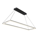 Frame dweLED Pendant by W.A.C. Lighting, Finish: Aluminum Brushed, Black, Size: 28 Inch, 58 Inch,  | Casa Di Luce Lighting