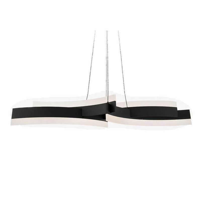 Arcs Chandelier by Modern Forms, Finish: Black, ,  | Casa Di Luce Lighting