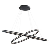 Orbit LED Pendant by W.A.C. Lighting, Finish: Black, Nickel Satin, Size: 32 Inch, 48 Inch,  | Casa Di Luce Lighting