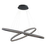 Orbit LED Pendant by W.A.C. Lighting, Finish: Black, Size: 48 Inch,  | Casa Di Luce Lighting