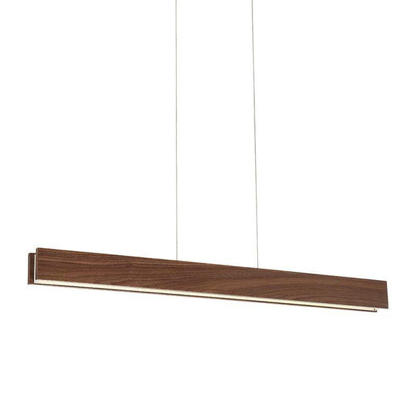 Drift Linear Suspension by Modern Forms, Finish: Walnut - Modern Forms, Dark Walnut - Modern Forms, Size: Small, Medium, Large,  | Casa Di Luce Lighting