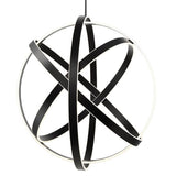 Kinetic Pendant by Modern Forms, Finish: Black, Size: Large,  | Casa Di Luce Lighting
