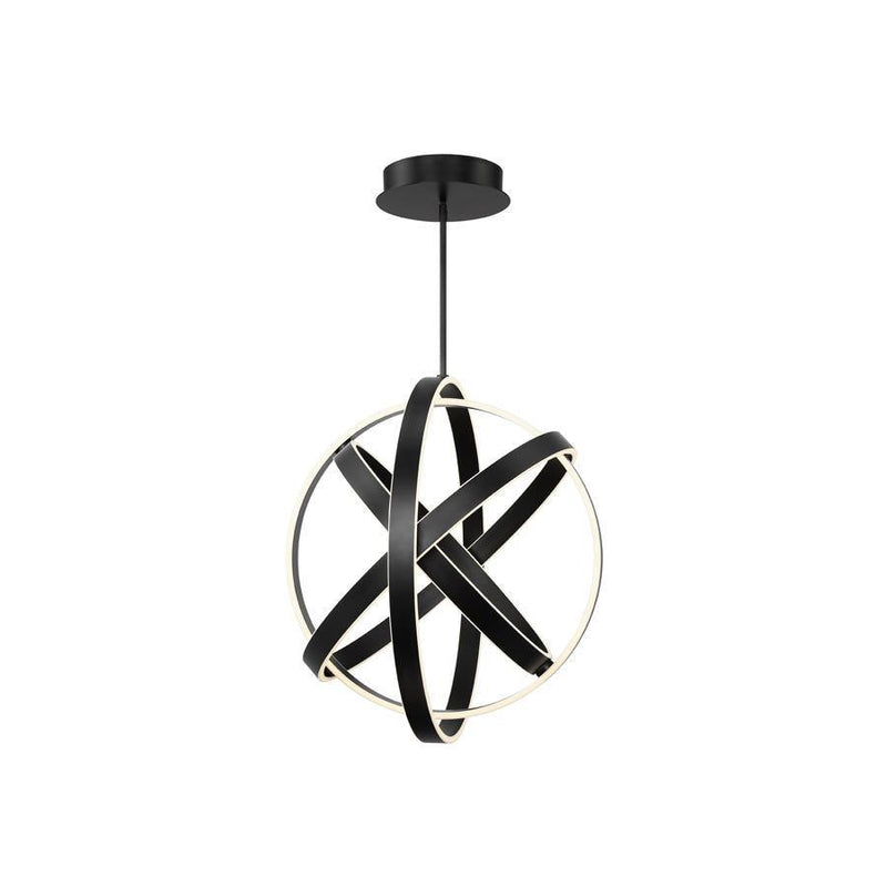 Kinetic Pendant by Modern Forms, Finish: Black, Size: Small,  | Casa Di Luce Lighting