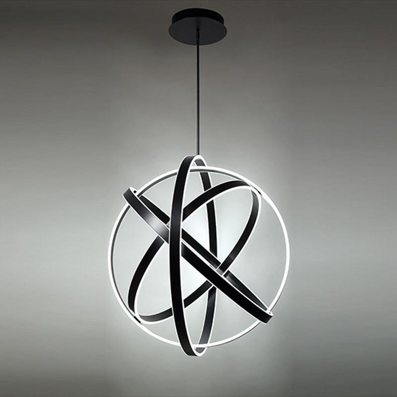 Kinetic Pendant by Modern Forms, Finish: Black, Titanium, Size: Small, Medium, Large,  | Casa Di Luce Lighting