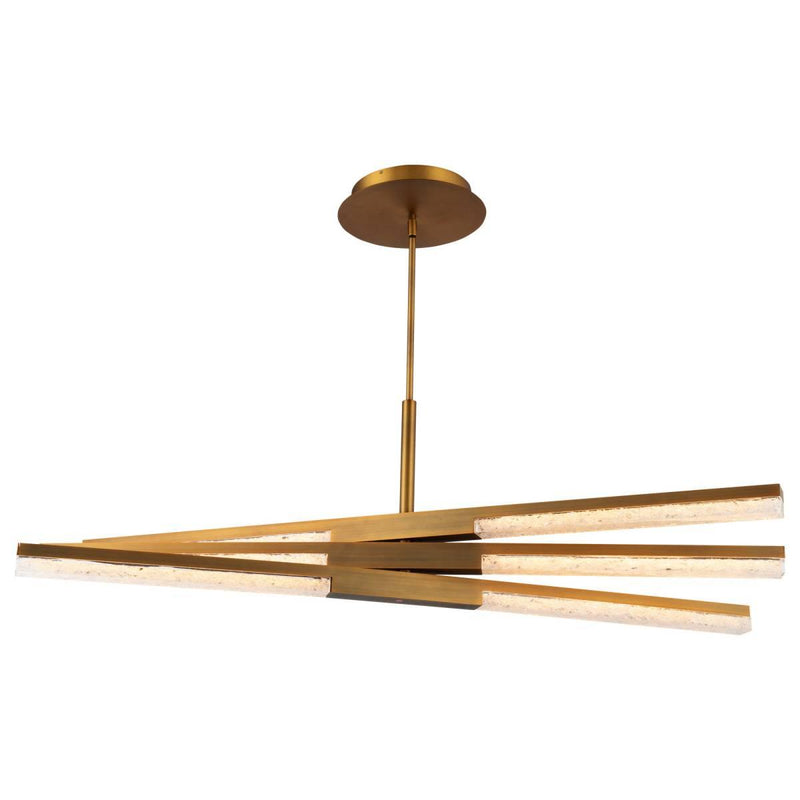Minx Pendant by Modern Forms, Finish: Brass Aged, Size: Large,  | Casa Di Luce Lighting