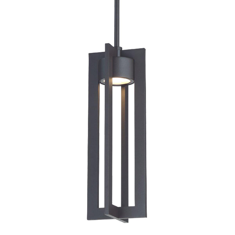 Chamber Outdoor Pendant Light by W.A.C. Lighting, Finish: Black, Bronze, ,  | Casa Di Luce Lighting