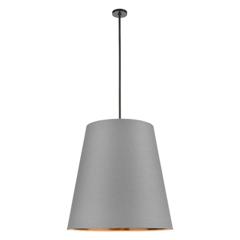 Calor Suspension by Alora, Color: Grey with Gold, Finish: Urban Bronze, Size: Large | Casa Di Luce Lighting
