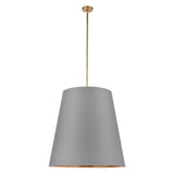 Calor Suspension by Alora, Color: Black with Gold, Grey with Gold, White with Gold, Finish: Urban Bronze, Vintage Brass, Size: Small, Large | Casa Di Luce Lighting