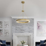 Kensington Pendant by Alora, Finish: Brass Brushed, Blackened Steel-Alora, ,  | Casa Di Luce Lighting