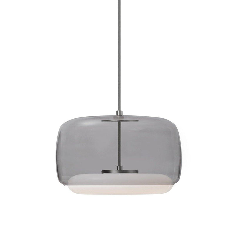 Enkel Pendant by Kuzco, Finish: Clear/Vintage Brass, Smoked/Brushed Nickel, Size: Small, Large,  | Casa Di Luce Lighting