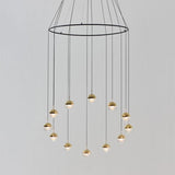 Dora 12 LED Multipoint Pendant Light by Seed Design, Finish: Brass, Ring  Option: Without Ring,  | Casa Di Luce Lighting