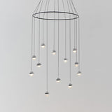 Dora 12 LED Multipoint Pendant Light by Seed Design, Finish: Chrome, Ring  Option: Without Ring,  | Casa Di Luce Lighting