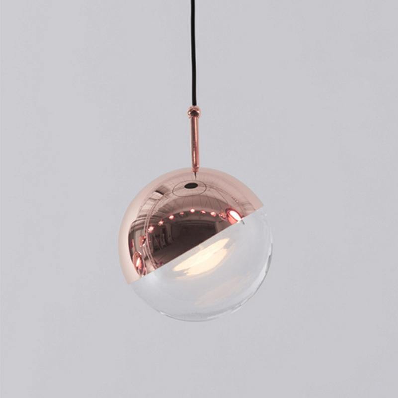 Dora Single Pendant by Seed Design, Finish: Chrome, Copper, Brass, Matt Black, ,  | Casa Di Luce Lighting