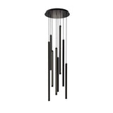 PDLED Round Linea Cluster Light - Large Black