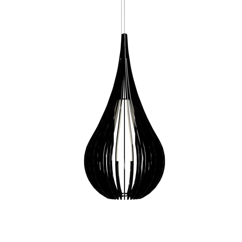 Capadocia Pendant Light by Accord, Color: Gloss Black-Accord, Size: Medium,  | Casa Di Luce Lighting