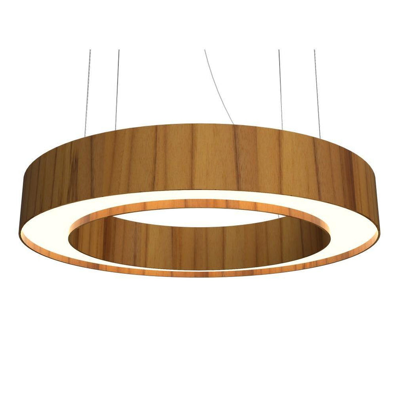 Cilindrico 1285 Pendant Light by Accord, Color: Teak-Accord, Size: Medium,  | Casa Di Luce Lighting