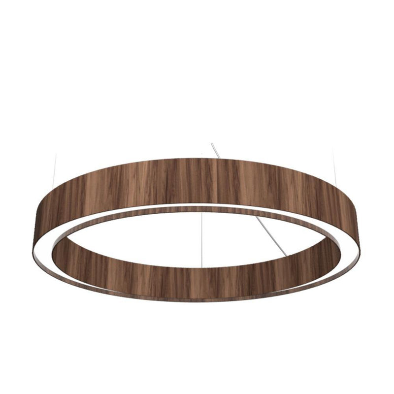 Cilindrico Pendant by Accord, Color: American Walnut-Accord, Size: 27 Inch,  | Casa Di Luce Lighting