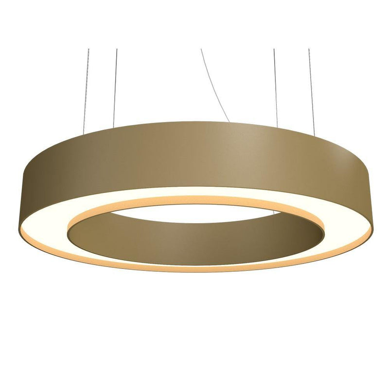 Cilindrico 1285 Pendant Light by Accord, Color: Pale Gold-Accord, Size: Medium,  | Casa Di Luce Lighting