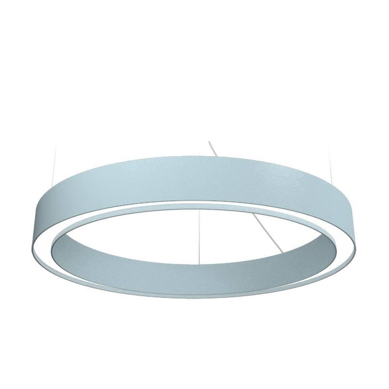 Cilindrico Pendant by Accord, Color: Satin Blue-Accord, Size: 27 Inch,  | Casa Di Luce Lighting