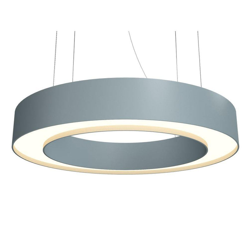 Cilindrico 1285 Pendant Light by Accord, Color: Satin Blue-Accord, Size: Large,  | Casa Di Luce Lighting