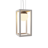 Cubic Pendant Light - Iredescent White