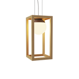 Cubic Pendant Light - Maple