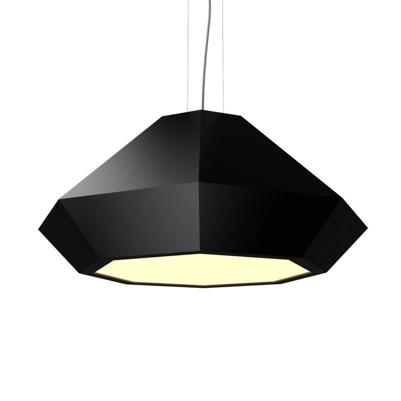Diamante 1224 Pendant Light by Accord, Color: Matte Black, Light Option: E26, Size: Medium | Casa Di Luce Lighting