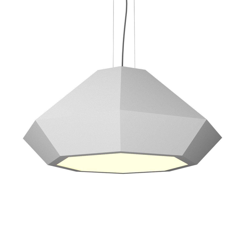 Diamante 1224 Pendant Light by Accord, Color: White, Light Option: LED, Size: Medium | Casa Di Luce Lighting