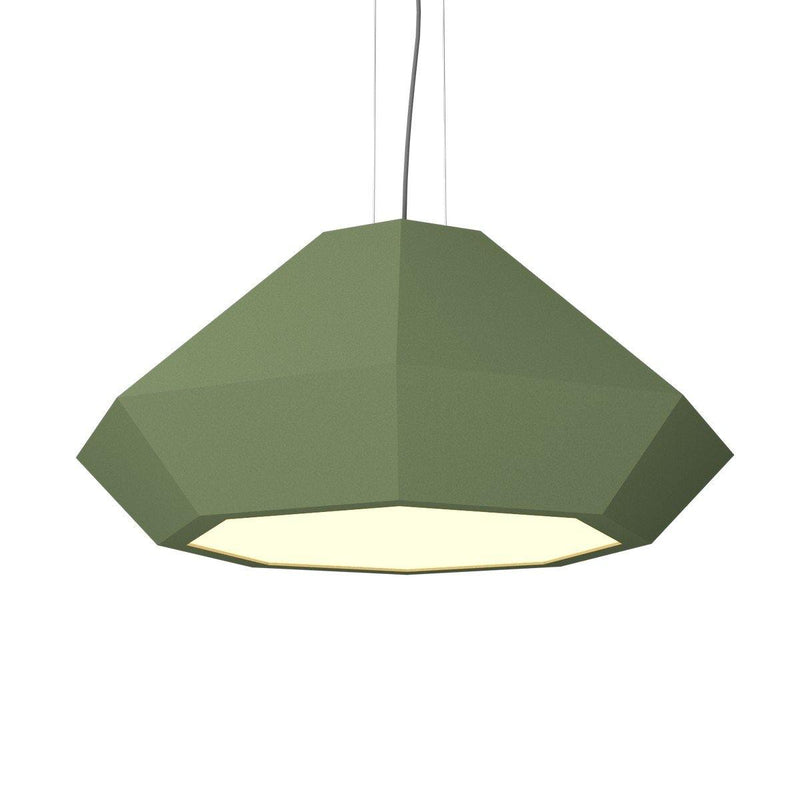 Diamante 1224 Pendant Light by Accord, Color: Olive Green, Light Option: E26, Size: Medium | Casa Di Luce Lighting