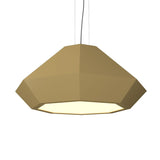 Diamante 1224 Pendant Light by Accord, Color: Pale Gold-Accord, Light Option: LED, Size: Large | Casa Di Luce Lighting