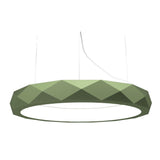 Facetado 1357 Pendant Light by Accord, Color: Olive Green, Size: Small,  | Casa Di Luce Lighting