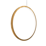 Frame Vertical Circle Pendant - Louro Freijo