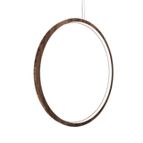 Frame Vertical Circle Pendant - American Walnut