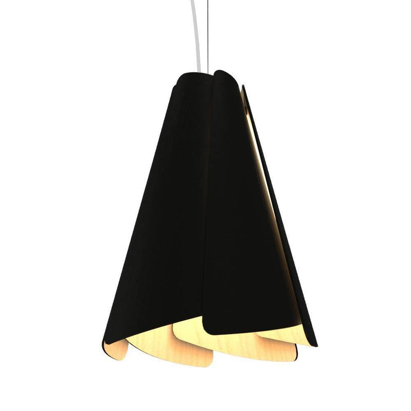 Fuchsia Pendant by Accord, Color: Matte Black, Size: Small,  | Casa Di Luce Lighting