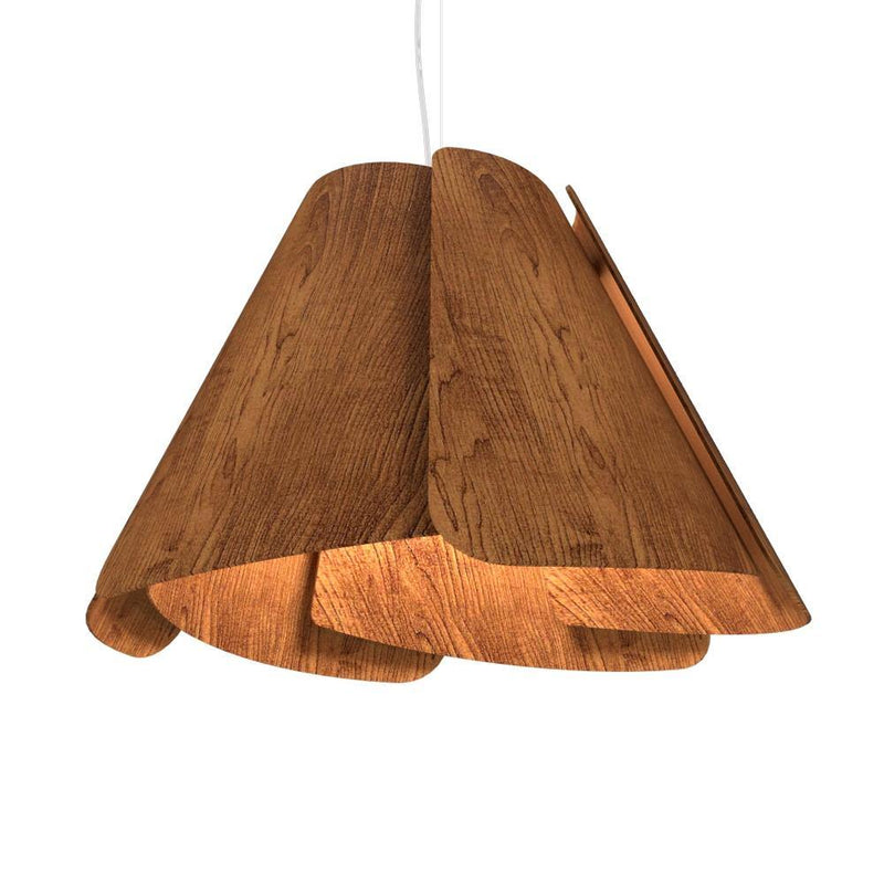 Fuchsia Pendant by Accord, Color: Imbuia-Accord, Size: Large,  | Casa Di Luce Lighting