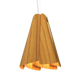Fuchsia Pendant by Accord, Color: Teak-Accord, Size: Small,  | Casa Di Luce Lighting