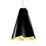Fuchsia Pendant by Accord, Color: Gloss Black-Accord, Size: Small,  | Casa Di Luce Lighting