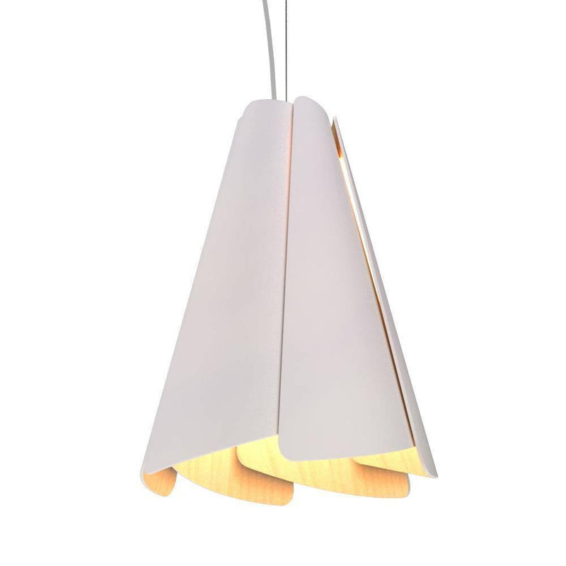 Fuchsia Pendant by Accord, Color: Iredescent White-Accord, Size: Small,  | Casa Di Luce Lighting