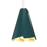 Fuchsia Pendant by Accord, Color: Teal-Accord, Size: Small,  | Casa Di Luce Lighting