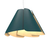Fuchsia Pendant by Accord, Color: Teal-Accord, Size: Large,  | Casa Di Luce Lighting