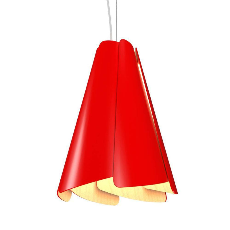 Fuchsia Pendant by Accord, Color: Ferrari Red-Accord, Size: Small,  | Casa Di Luce Lighting