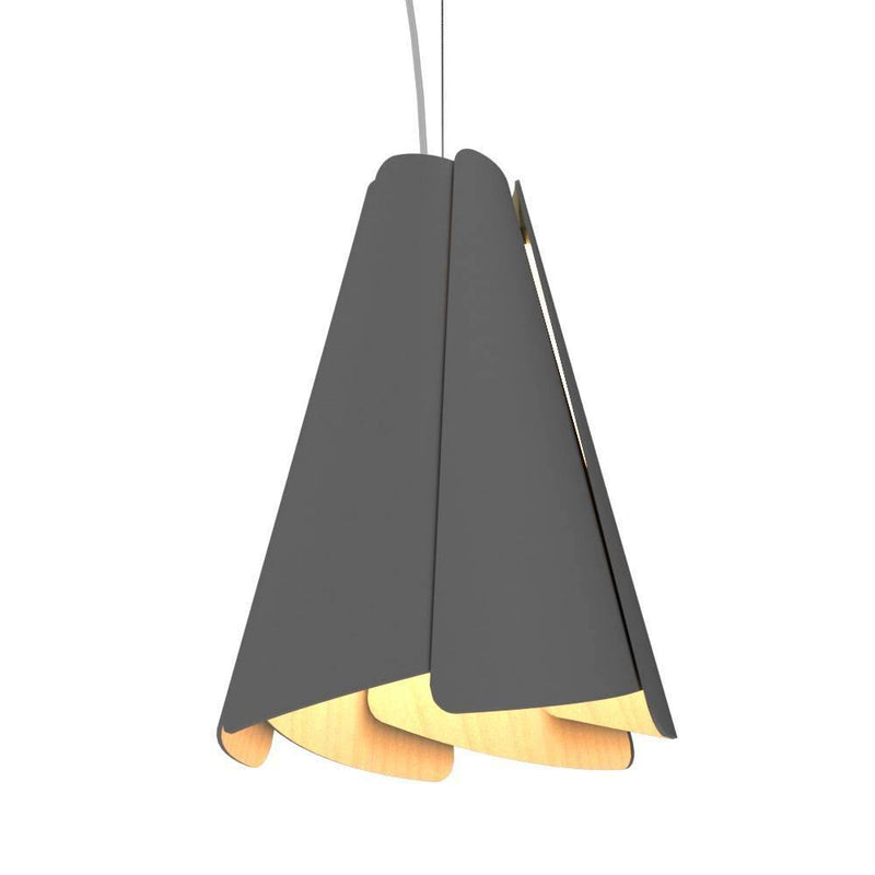 Fuchsia Pendant by Accord, Color: Lead Grey-Accord, Size: Small,  | Casa Di Luce Lighting